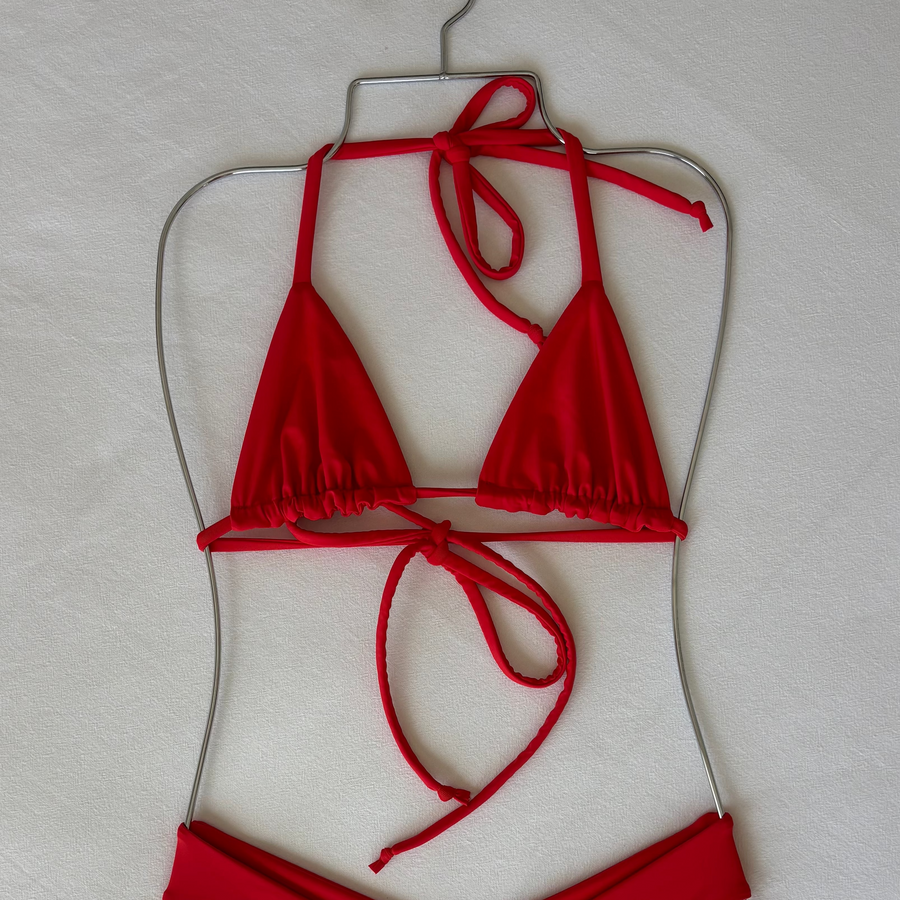 Rose Top in Cherry Red