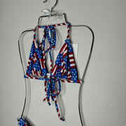 Rose Top in Flag Print