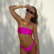 Sadye Top in Shimmer Pink