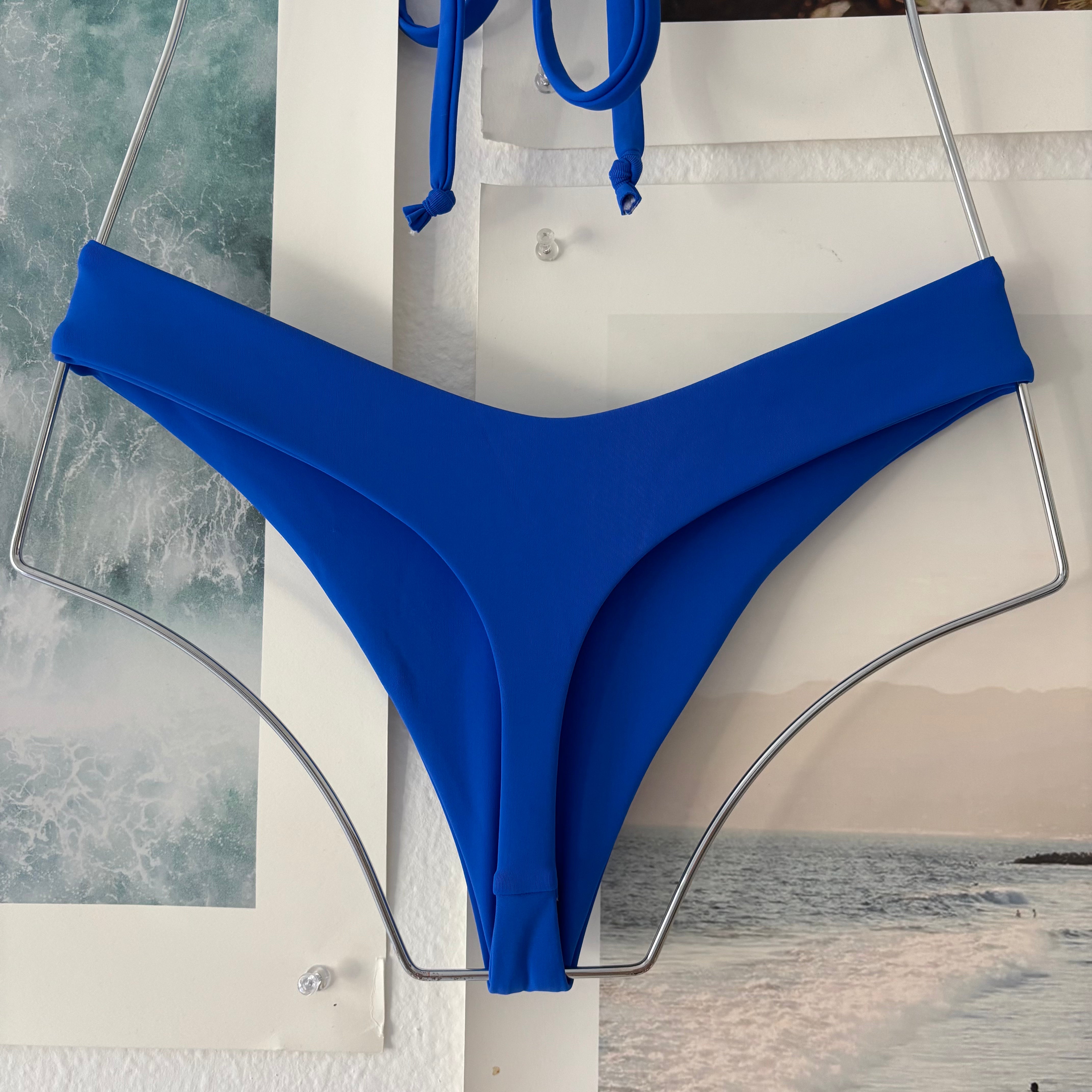 Leo Thong Bottom in Moroccan Blue
