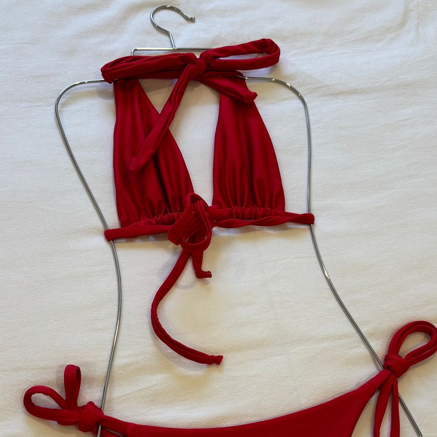 Sunny Top in Shimmer Red
