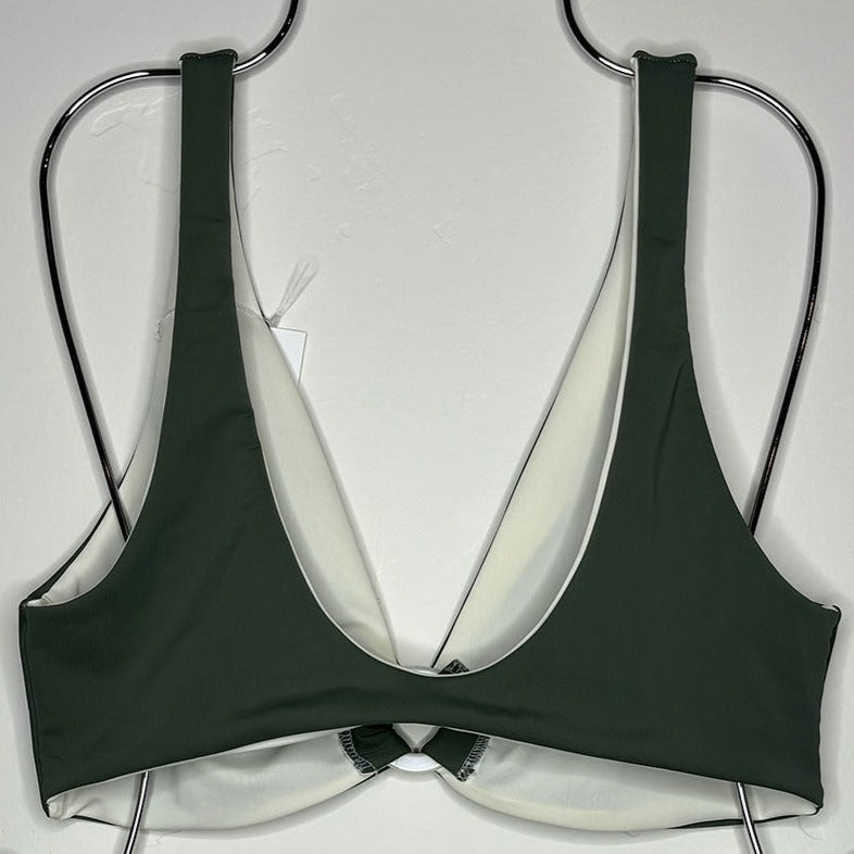 Roxy Top in Hunter Green