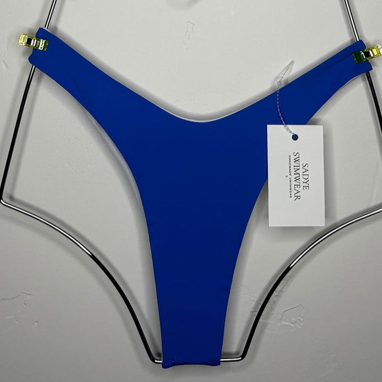 Roxy Thong Bottom in Moroccan Blue