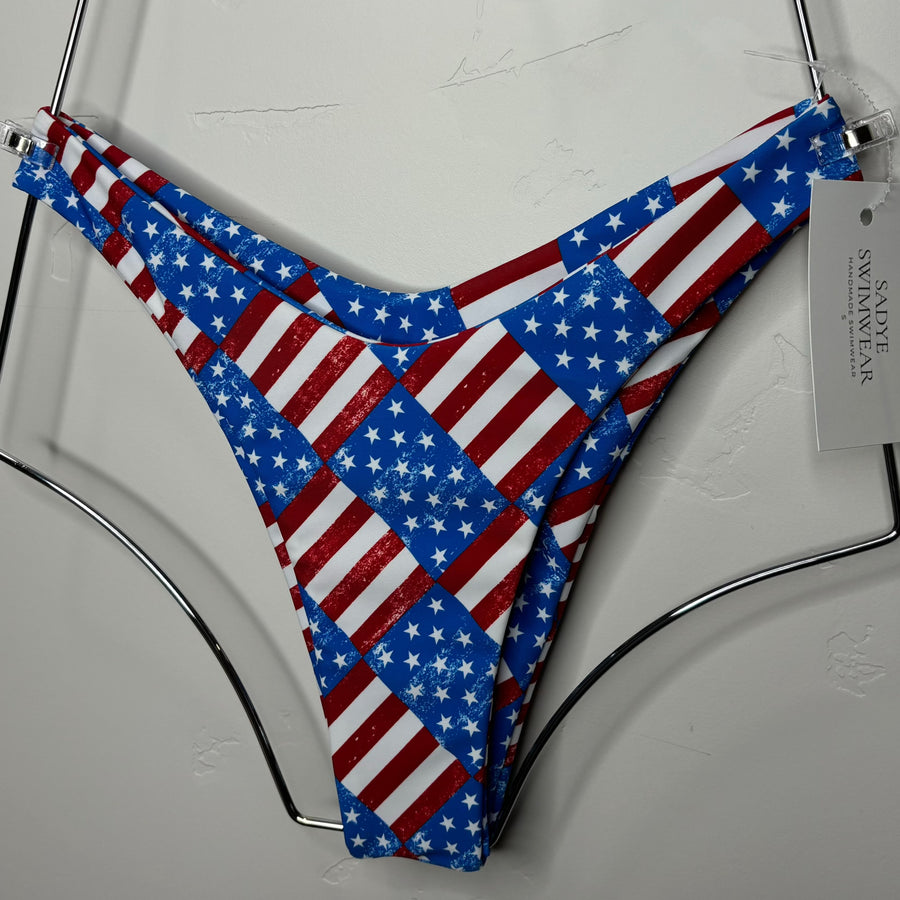 Roxy Cheeky Bottom in Flag Print