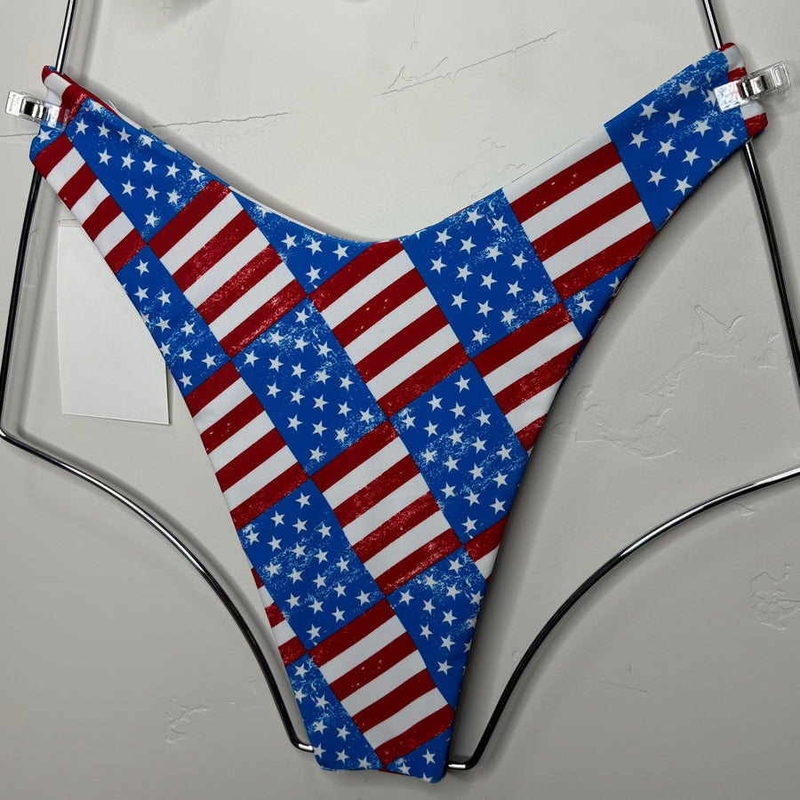 Roxy Cheeky Bottom in Flag Print