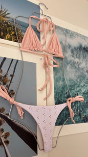 Morgy Bottom in Shimmer Baby Pink