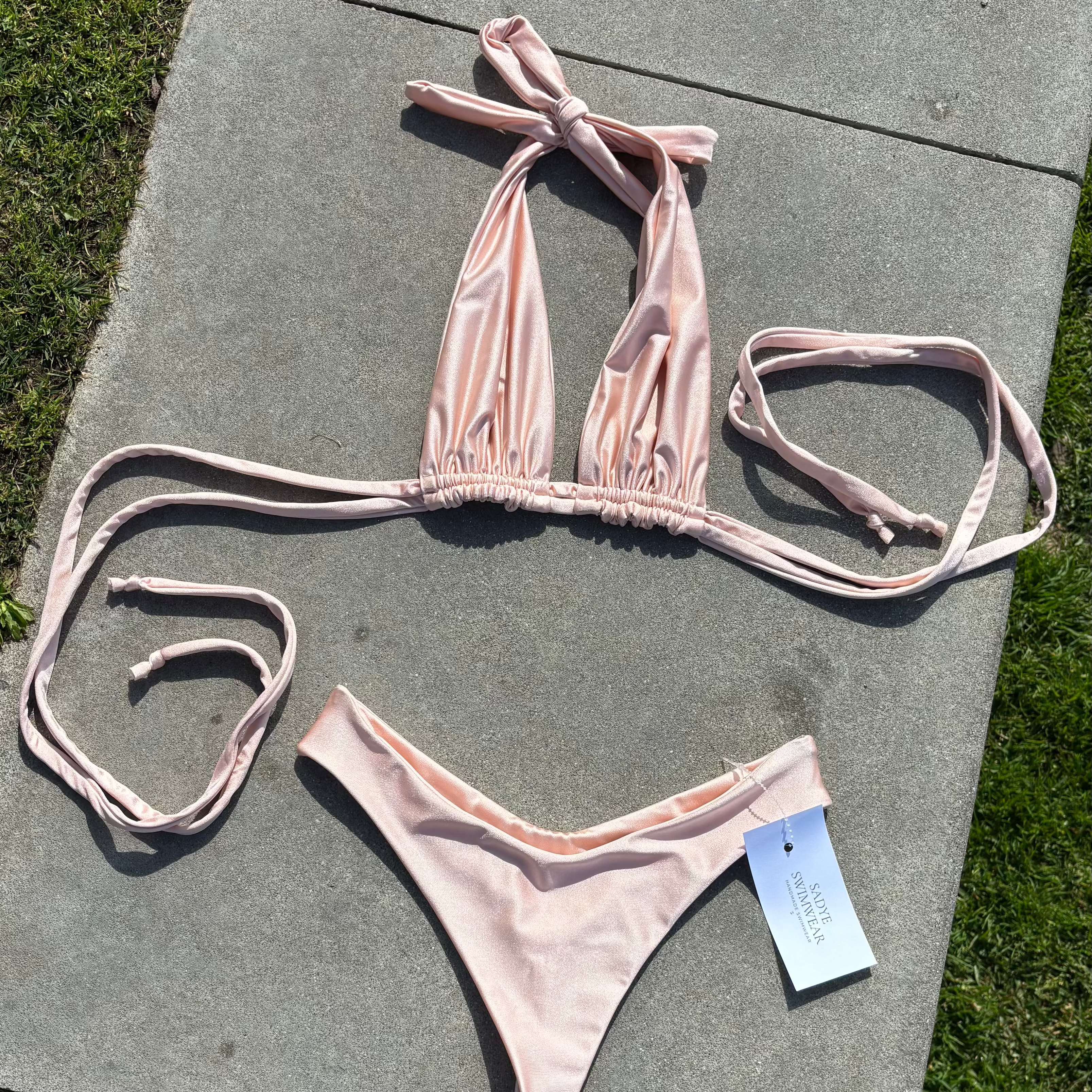 Sunny Top in Shimmer Baby Pink