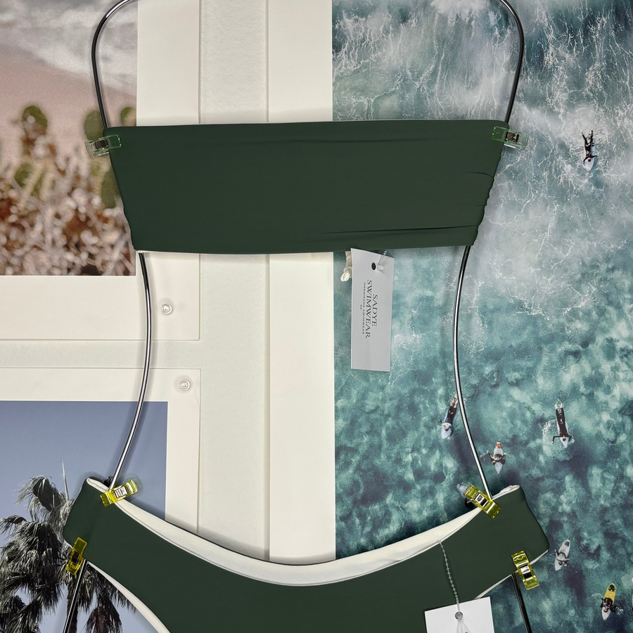 Sadye Top in Hunter Green